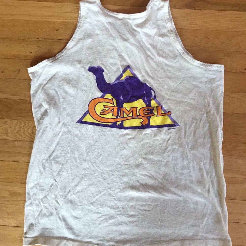 VTG 90’s Camel Cigarettes Off-White Tank Top